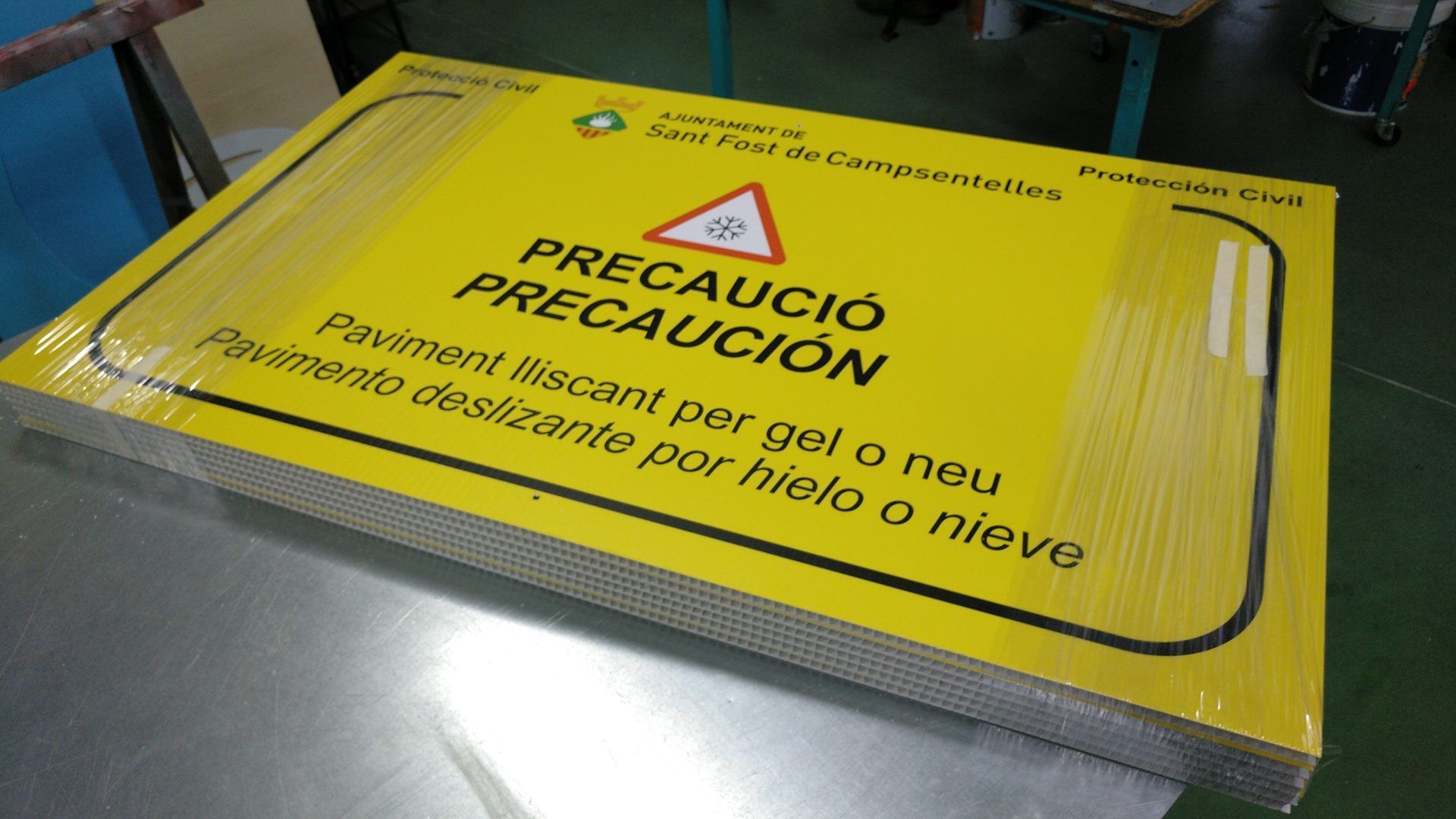 Vinilo para rotulación de aparadores, trabajo realizado en Granollers.